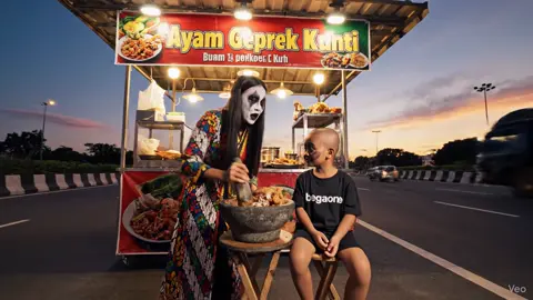 ayam geprek pusing #veo3 #komedi #ai #fyp #tiktok 