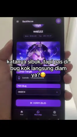ORDER BUG DI BIO #bugwa #whatsapp #apkbug #kenon 