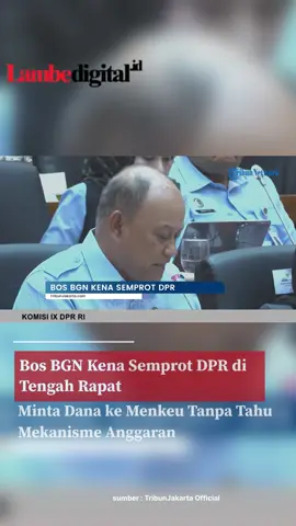 Suasana rapat Komisi IX DPR di Senayan, Rabu (12/11/2025), sempat memanas ketika Kepala Badan Gizi Nasional (BGN) Dadan Hindayana mendapat teguran. DPR menilai Dadan kurang memahami mekanisme pengajuan anggaran negara. Ia disebut langsung meminta tambahan dana ke Menteri Keuangan tanpa terlebih dahulu berkonsultasi dan mendapatkan persetujuan DPR. Anggota dewan menegaskan bahwa setiap lembaga wajib melalui proses yang sesuai aturan agar pengelolaan keuangan negara tetap transparan dan akuntabel. Teguran ini menjadi pengingat penting akan pentingnya tata kelola anggaran yang tertib dan sesuai prosedur #prabowo #purbaya #politik #mbg #beritaviral 