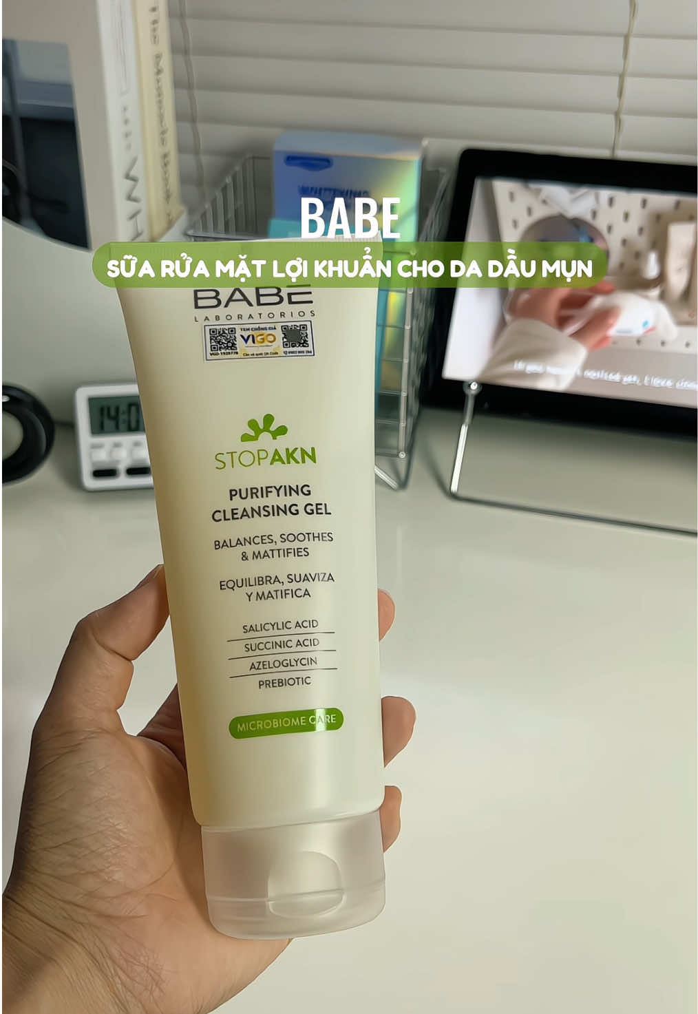 Sữa rửa mặt Babe dịu nhẹ lành tính cho làn da nhạy cảm #unboxing #suaruamat #babe #suaruamatdadaumun #skincare 