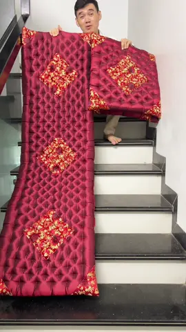 Trả lời @Tiến Kiểm Định Đệm gấm trải ghế gỗ, ngồi bệt #tienkiemdinh #demgamtraighe #demtraisan 