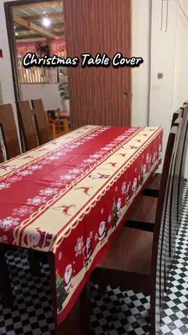Christmas table cover #christmastablecover #tablecover #tablecloth #pvctablecloth #christmasdecor 