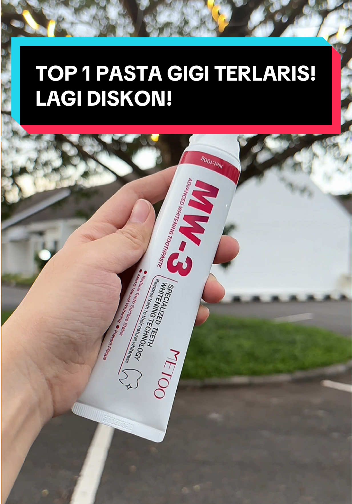 Membalas @Andini  Pasta Gigi Metoo Solusi Permasalahan Gigi. Pastikan beli yang original di keranjang pojok kiri bawah video ini ya  Pasta Gigi Metoo Pilihan Citra Kirana, Ria Ricis & Sudah Di Approved Doktif Solusi Buat Permasalahan Gigi Kuning, Karang Gigi, Gigi Berlubang, Bau Mulut, Gigi Ngilu Nyeri, Sering Sakit Gigi Kamu Wajib Banget Cobain Odol Ini #pemutihgigi #gigikuning #karanggigi #gigiberlubang #baumulut                  