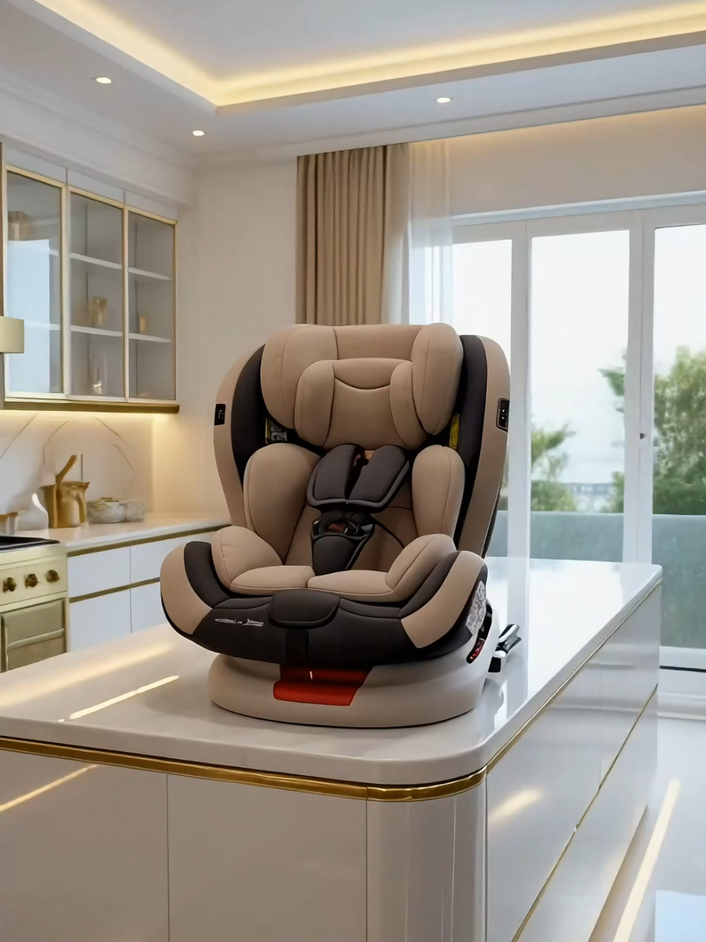 Bayi selesa, ibu ayah pun tenang 😍 Car seat boleh pusing 360° ni wajib ada untuk setiap perjalanan!   #carseatbaby #coosbaby #carseat360 #babytravelsafe #babycomfort 