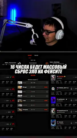 МАССОВЫЙ СБРОС ЭЛО twitch.tv/closetape #closetape #faceit #csgo #cs2 #edit #twitch #skins