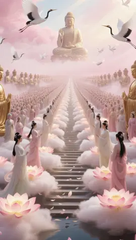 Chúng phật cùng chúng tiên 🙏🙏🙏❤️❤️ #loivangphatday #adidaphat #viral #viralvideo #buddha 