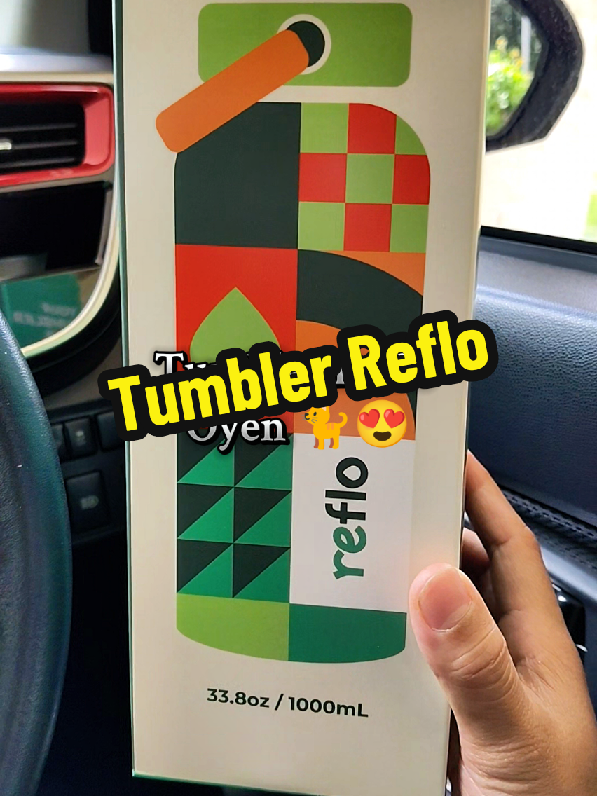 Tumbler ni mmg premium sgt. Design comel. Corak pun timbul mmg lurvee 😍#tumbler #tumblersoftiktok #tumblerstainless #tumblertahansejukdanpanas #reflo 