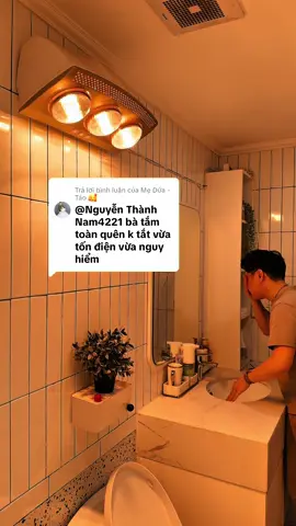 Trả lời @Mẹ Dứa - Táo 🥰 Lắp đèn sưởi gốm an toàn hơn ạ 🥰 #viettrainghiem 