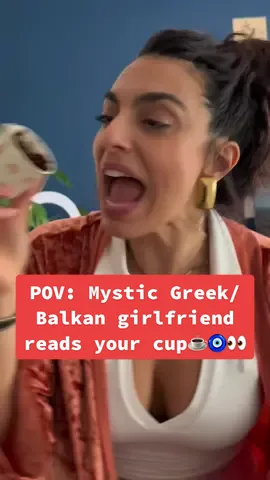 Greek / Balkan girls can see the future  😂💙#balkantiktok #greekmemes #girlfriendsbelike #fortuneteller 