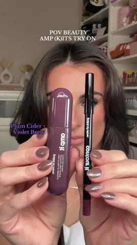 PLUM 💜 New @Point of View Beauty amp (k)its are so good! Which shade should I try next? @Mikayla Nogueira #povbeauty #ampkits #ampit #makeuptryon #makeupfavorites 