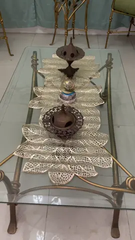 Ito ang Gold Leaf Table Runner/Placemat na magpapa-luxury sa dining table niyo! 🤩 #placemat #christmasdecor #fyp 