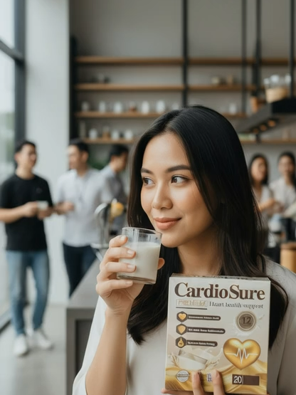 CardioSure Premium Milk — minuman bernutrisi tinggi dengan rasa lembut dan nyaman di tubuh. Bantu jaga daya tahan, bikin kamu tetap aktif dan rileks setiap hari 💛 #cardiosureaslioriginal #susucardiosure#minumansehat
