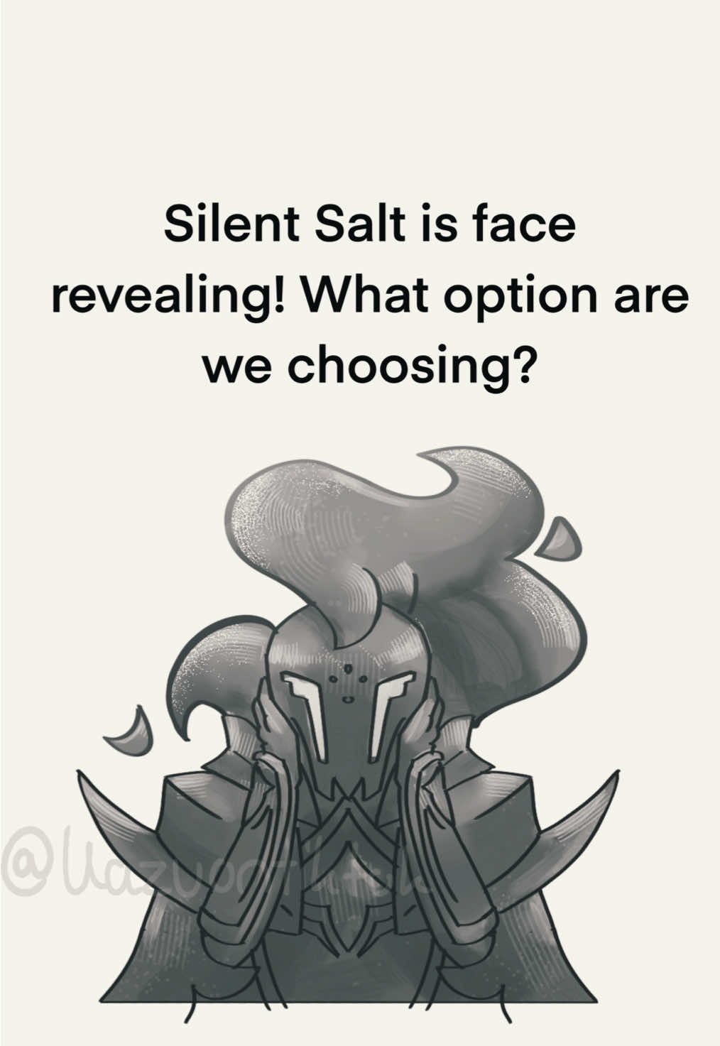 SILENT SALT FACE REVEAL, what do you guys think is under there XD  #silentsaltcookie #cookierunkingdom #crk #fanart #art #drawings #silentsalt 