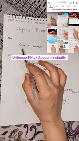 Unfreeze Tiktok account setup #creatorsearchinsights #unfreezemyaccount #creatortips #tiktoktips 