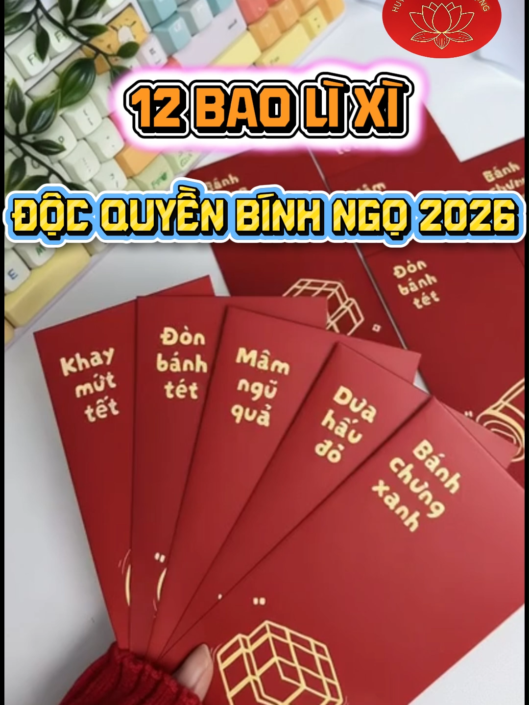 Set bao lì xì Tết Bính Ngọ 2026, vừa đẹp vừa đậm phong vị Tết Việt #Baolixi #baolixitet #baolixido #Tet2026 #HuyềnHọcThịnhVượng