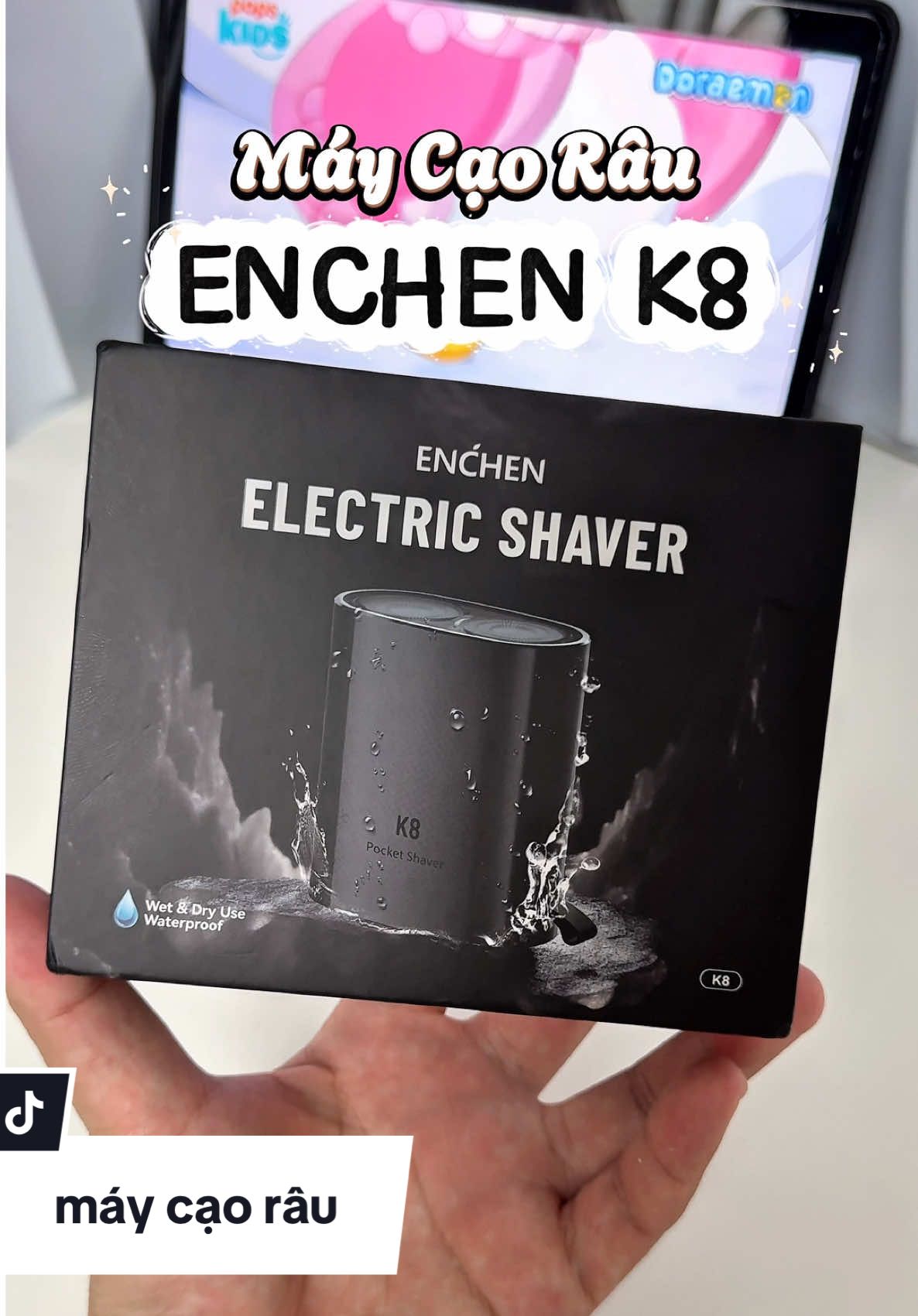 Đừng để nổi sợ cạo râu làm bạn mất điểm trong mắt người khác, săn ngay Enchen K8 nhe #maycaorau #enchen #enchenk8 #maycaorauchongnuoc 