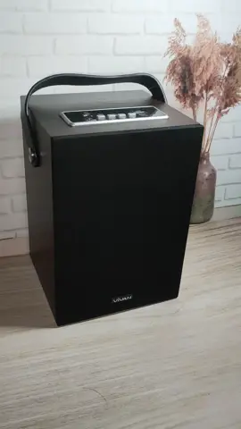 Vivan VS35 Speaker Bluetooth 5.3 Karaoke Speaker+Microphone TWS USB,AUX,TF Wood Retro Style - VS35 Vivan VS35 Speaker Bluetooth 5.3 Karaoke Speaker+Microphone TWS USB,AUX,TF Wood Retro Style Speaker Karaoke dengan Gaya Retro Material kayu Bisa dikoneksi 2 unit menjadi TWS Mode Microphone termasuk dalam paket penjualan Empat mode pemutaran: Bluetooth, USB, Micro SD & AUX 3.5mm Spesfikasi : Model VS35 Working Distance Output Power 5W Battery Capacity 1200mAh 3.7V Playtime 5 hours Power Input 5V=1A