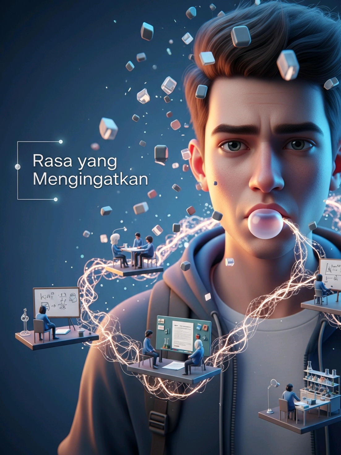 📌 Detail Fakta. SC: Zack d films  Fenomena ini disebut context dependent memory, yaitu kemampuan otak mengingat informasi lebih mudah ketika berada dalam konteks atau kondisi yang sama seperti saat pertama kali belajar. Dalam hal ini, rasa permen karet berperan sebagai pemicu atau “pemancing” ingatan. Saat kamu mengunyah permen karet dengan rasa tertentu ketika belajar, otak akan mengaitkan rasa itu dengan informasi yang sedang dipelajari. Kemudian, ketika kamu mengunyah permen dengan rasa yang sama saat ujian, otak otomatis mengaktifkan kembali jalur memori yang sama. Akibatnya, kamu bisa lebih cepat mengingat hal-hal yang sudah dipelajari sebelumnya. Meskipun efeknya tidak besar, cara ini bisa jadi trik sederhana untuk membantu fokus dan memperkuat daya ingat saat menghadapi ujian. #faktaunik  #faktamenarik #foryou #edukasi  #fyp 