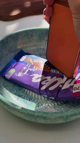 “I tried grating a Milka bar… what could go wrong?”