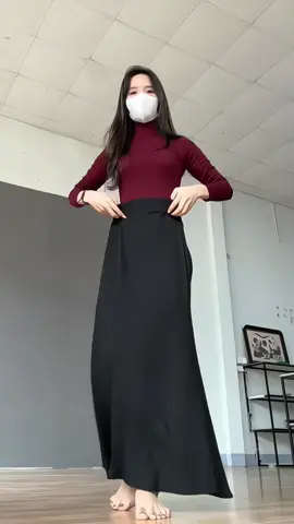 Chân váy đuôi cá thụ tăm mềm xoè #foryou #hackdang #chanvayxinh #chanvaydai 