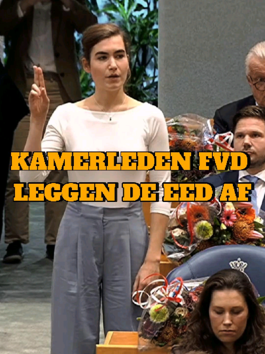 Zojuist hebben alle leden van de Tweede Kamer de eed afgelegd. Wij feliciteren alle FVD-Kamerleden met hun beëdiging! Een bijzondere mijlpaal en een eervol moment. Wij wensen jullie veel succes en wijsheid voor de komende jaren. We kijken uit naar jullie inzet en bijdragen in de Tweede Kamer! #FVD #Nederland #Politiek #TweedeKamer #Debat 