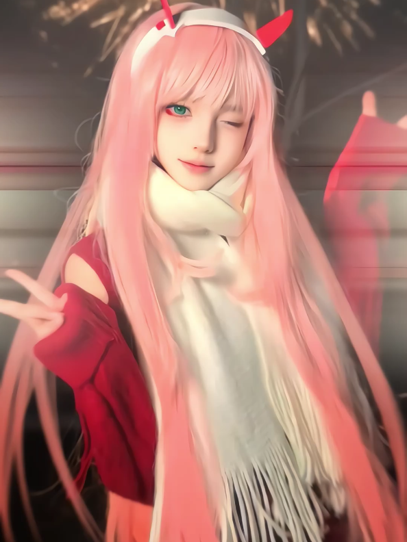 Membalas @shadow02.3 || zero two done👍 || cuma bisa up vt ini doang, lagi sakit parah cuy😴 #openreq#cosplayanime#zerotwo#darlinginthefranxx#cos 