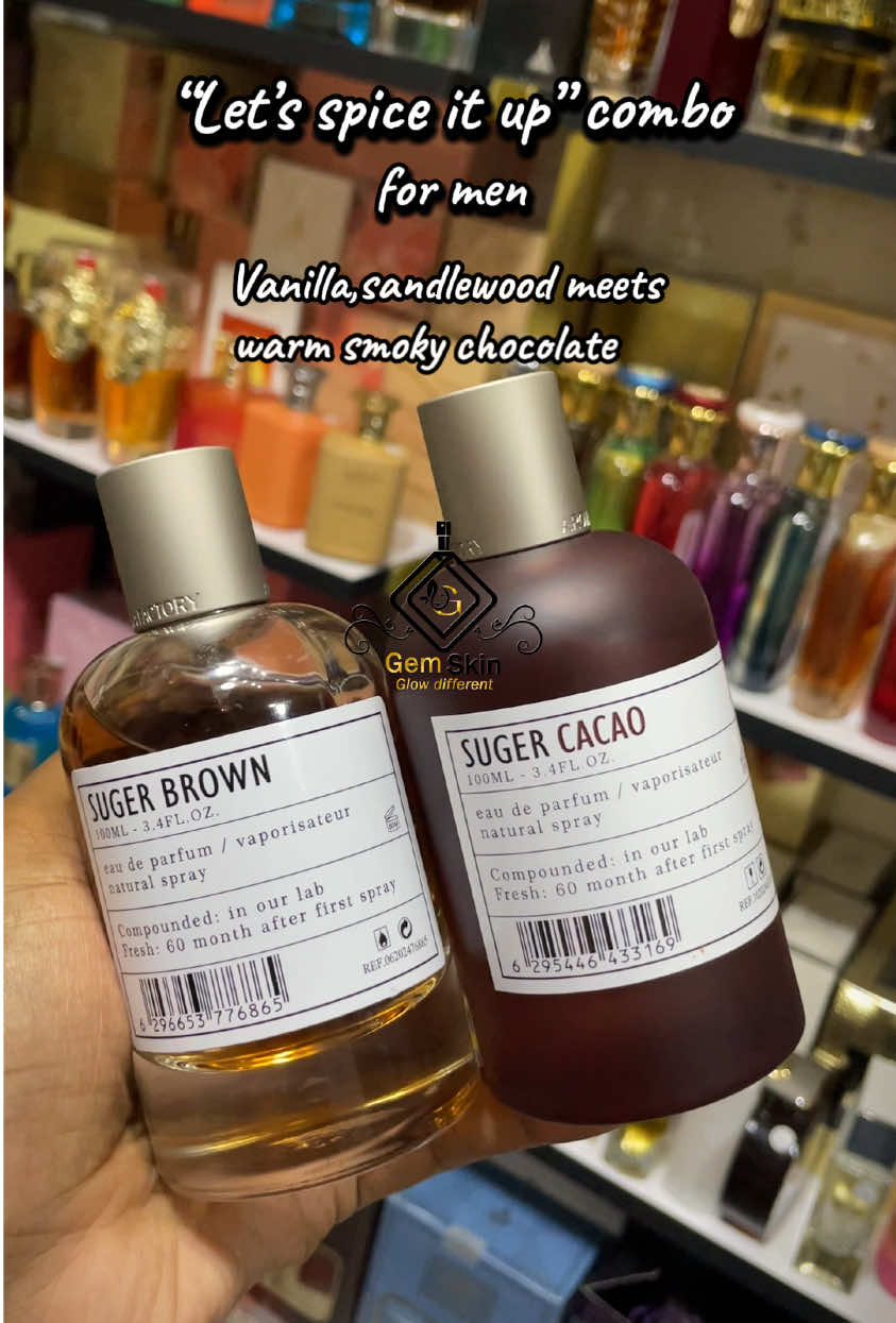 Masculine combo of the day at an affordable price. Suger brown and Suger cacao layered together will give you a warm mysterious masculine aura. 1,900/-each 📲visit our shop or call us on 7.29.882.644 #blacknovembersale #masculinescents #cologne #tiktokkenya #sugerbrownperfume 
