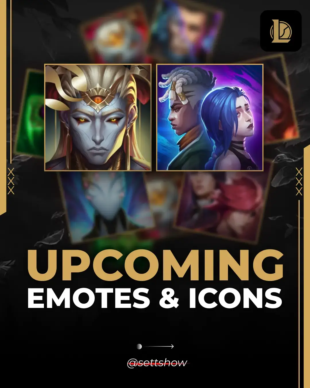 League Of Legends Upcoming Icons and Emotes  #leagueoflegends #fyp 