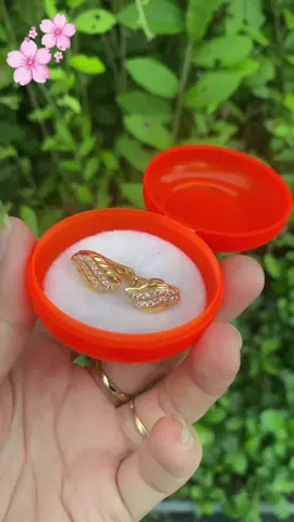 Bông tai lá xinh lắm mấy chị#trangsuctitancaocap #trangsuctitan #phukien #bongtai #trangsuc 