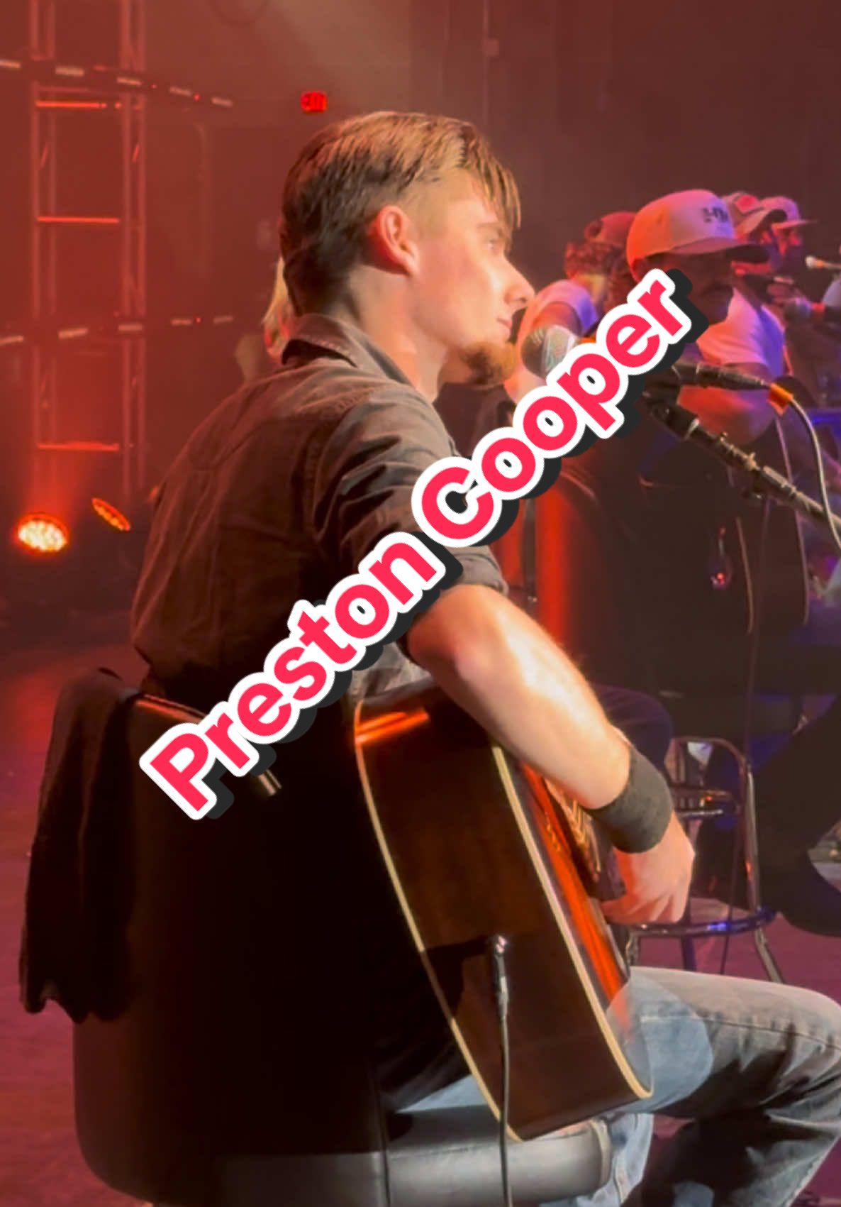@prestoncoopermusic covering Chris Stapleton’s Fire Away 🙌 at the 26th annual Kicks99 Guitar Pull #country #countrymusic #kicks99guitarpull #kicks99augusta #augustaga 