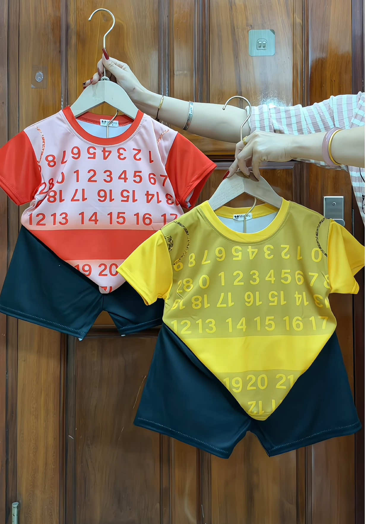 Bộ cộc tay in số cho bé#tiemmeken #bobetrai #bochobetrai #bothunlanhchobe #bococtaychobe 