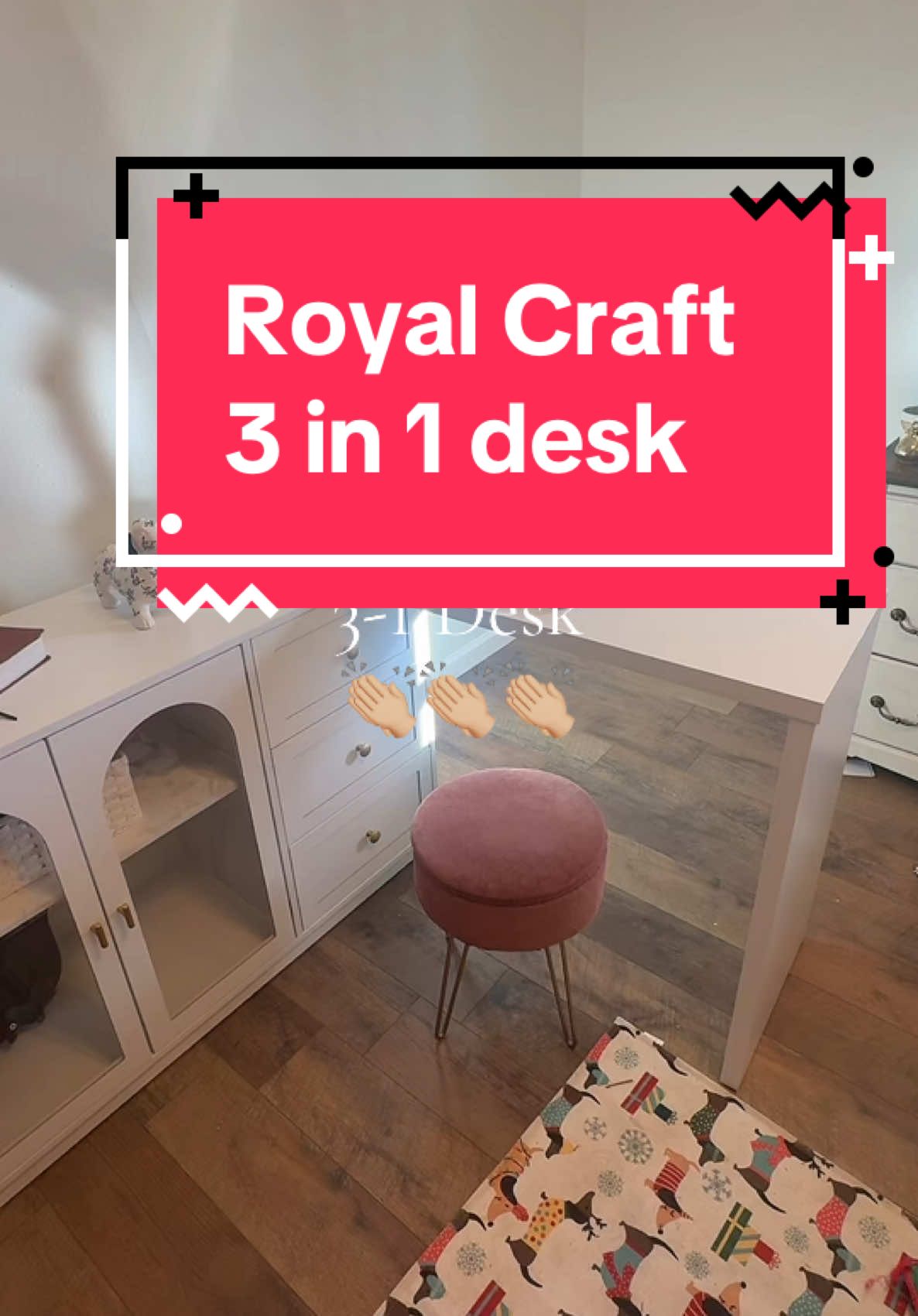 Transform your space with this genius 3-in-1 desk setup — vanity, workspace, and storage all in one sleek design 🤍 Perfect for getting ready, journaling, or working from home without sacrificing style. I can’t get over how functional and aesthetic it is! ⸻ Hashtags (10): #tiktokshopcreatorpicks #tiktokshop #desksetupinspo #modernfarmhousestyle #homeofficeinspo #vanitydesk #smallspaceliving #homerefresh #organizationgoals #minimalistdecor ⸻ SEO Keywords (10): 3 in 1 desk setup, modern vanity desk, multifunctional home desk, small space furniture, farmhouse desk, home office makeover, bedroom vanity desk, aesthetic workspace, storage desk organizer, compact desk design