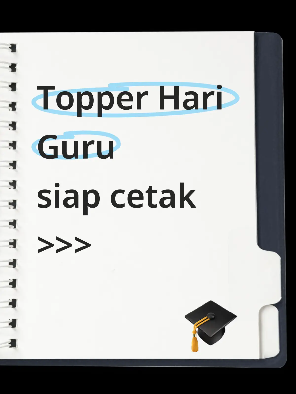 Siap Cetak topper Hari Guru #hariguru #harigurunasional #hariguru25november #hariguru2025 #gift 