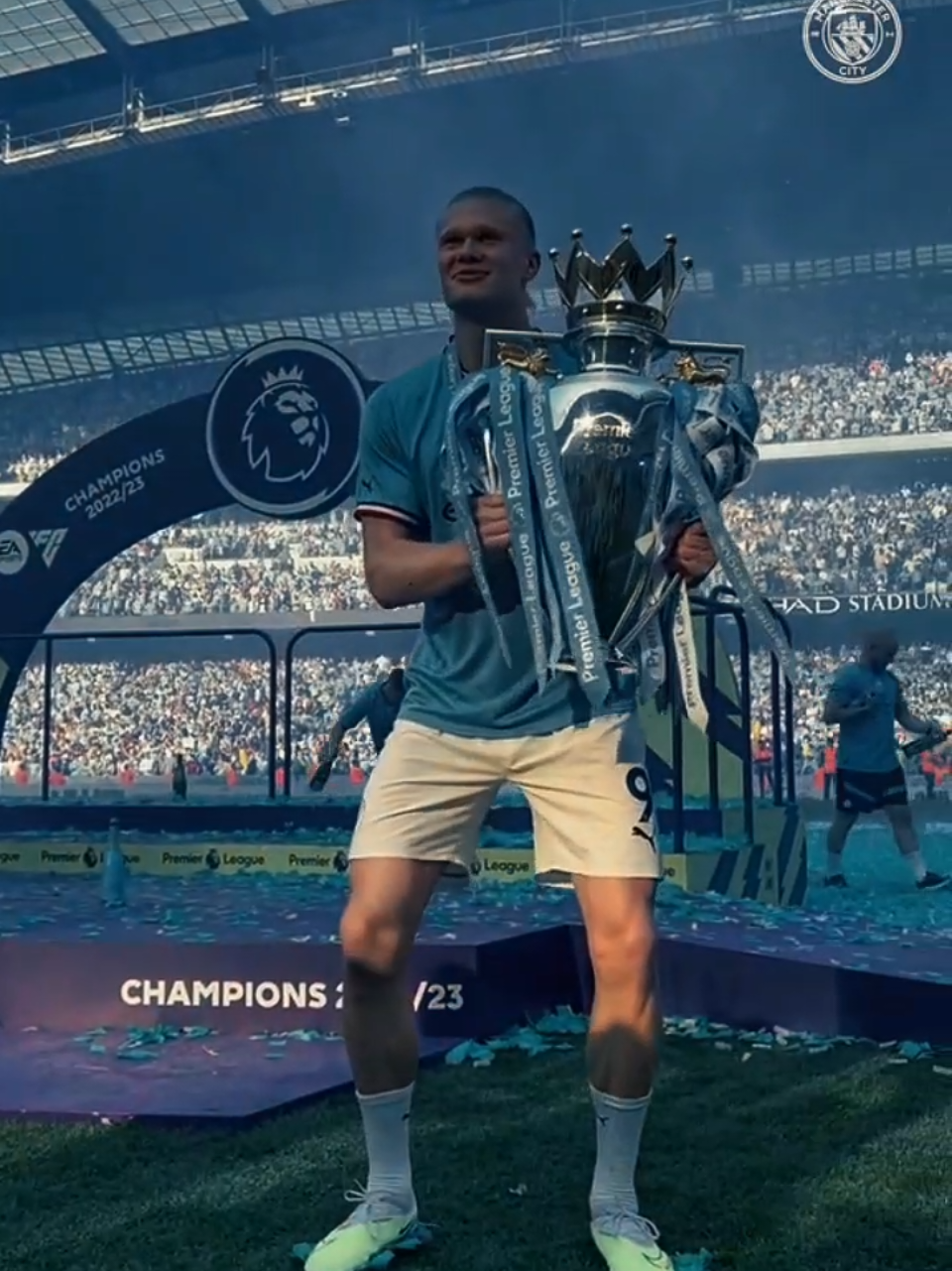 Erling Haaland won the UCL with Manchester City, will he win it again?#haaland #manchestercity #city #primerleague #fyp 