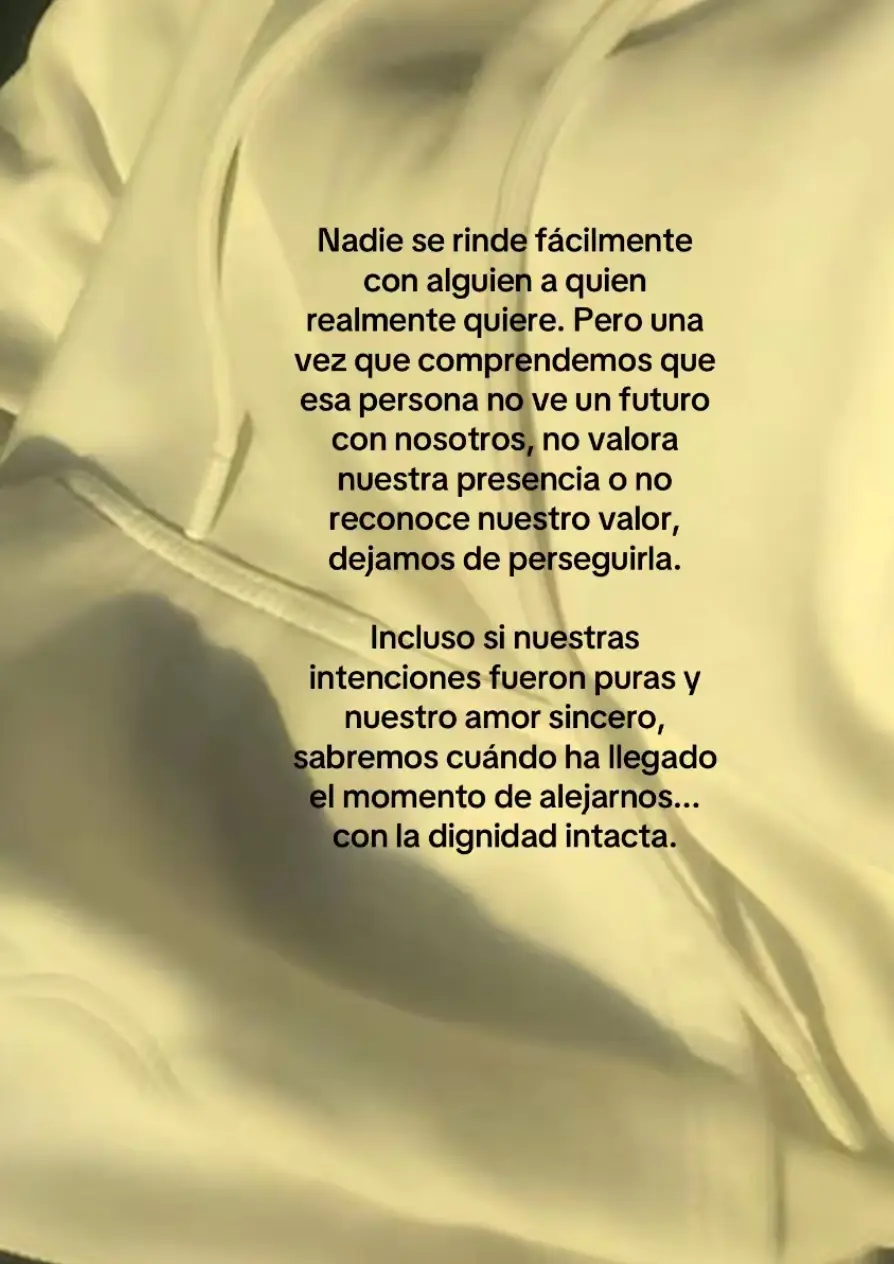 Mis intenciones siempre fueron puras y honestas pero me tuve que alejar porque Nunca fue Recíproco el Amor que yo daba.