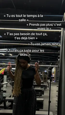 Les critiques ne payent pas mes séances. Alors je m’en fous. 🧘🏽‍♀️ #discipline #mindset #fitinspo #jemenfous