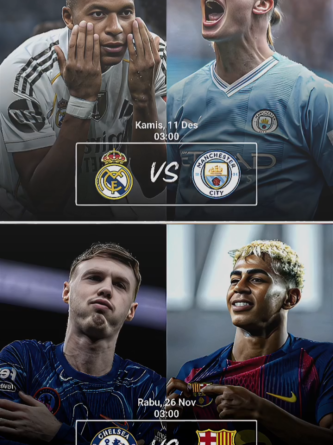 duo spanyol vs duo Inggris🔥😬 #championsleague #realmadrid #mancity #barcelona #chelsea 
