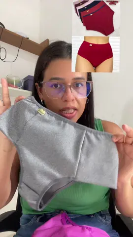 Paguei menos de 40 reais nesse kit com 10 calcinhas pala alta 😳 Veste bem, modela e é super confortável 💕 #CalcinhaPalaAlta #ModaFeminina #ConfortoEDefinição #TikTokShop1111BR #TikTokShopBlackFridayBR