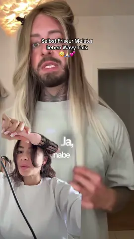 WAVY TALK AUF DIE 1 🥹💕 @dejangarzhairstylist #fyp #viral #wavytalk 