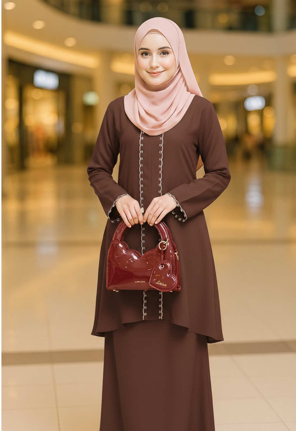 Kurung Riau Sulam😍#kurungriau #kurungsulam #bajukurung #raya2026 