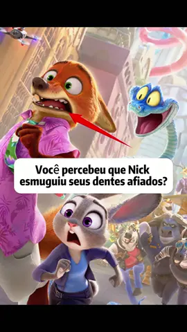 Você percebeu que Nick esmuguiu seus dentes afiados?#brasil🇧🇷 #foryour #celebrity #entertainment #zootopia2 