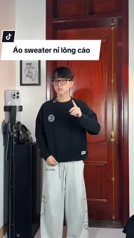 Áo sweater nỉ lông cáo không xù lông  #aosweater #aosweaterformrong #aosweaternilongcao #julido #tuananhlv 