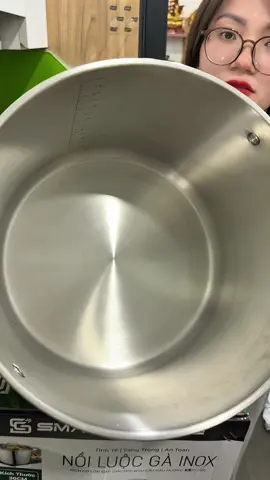 Nồi Inox 304 Cao Cấp Nguyên Khối smartchoice #noiluocga #noiluocgainox #smartchoice #xuhuong #trachanh89 