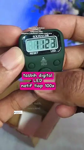 Membalas @novv.novi tasbih digital LED, notifikasi tiap 100x #sipalingaffiliate #tasbihdigital #tasbihdigitalcantik 