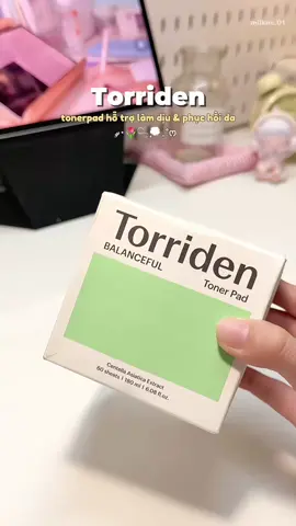 Toner pad hỗ trợ làm dịu dành cho da khô, bong tróc hay mẩn đỏ nè #torriden #tonerpad #koreanskincare #kbeauty #skincareroutine 