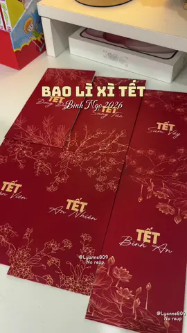 Bao lì xì Tết độc quyền Bính Ngọ 2026 - Nhìn là nhớ ngay Tết cổ truyền ngày xưa luôn á #baolixitet #tet2026 #xuhuong 