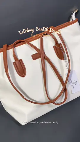 Totebag aesthetic 🤍✨ #honyanbags #tascantik #totebagaesthetic #totebagkuliah #totebagkerja 