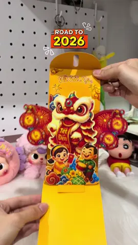 Road to 2026 👉 bao lì xì tết 3D 🧧#unbox #lixitet #baolixi #tet2026 #2026 