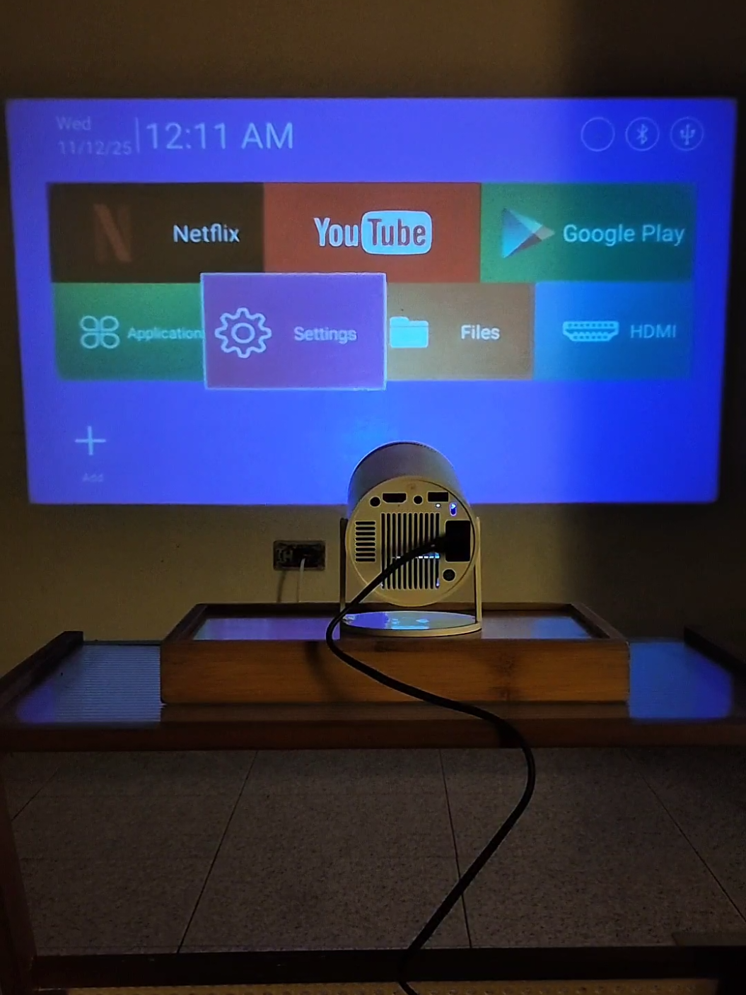 Turn any space into a mini cinema with the Miracle HY300 Pro Mini Portable Projector 🎥 Perfect for movie nights, gaming, or chill weekends 🍿 #HY300Pro #MiniProjector #MiniCinema #HomeTheater #MovieNight 