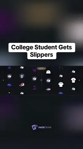College Student Gets Slippers